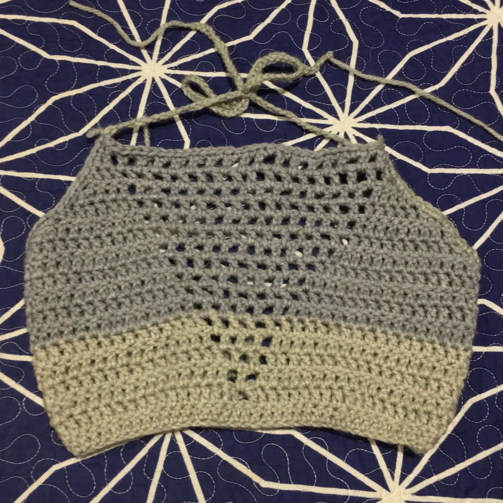 Hand Crocheted Halter Top